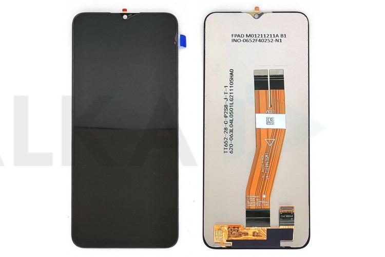 Дисплей для Samsung A037F Galaxy A03S Black в сборе с тачскрином 100%