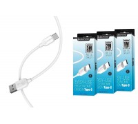 Кабель USB - USB Type-C BOROFONE BX14, 2A (белый) 1м