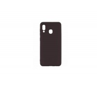 Чехол для Samsung A40 (A405) тонкий (черный)