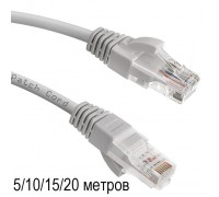 Кабель интернет LAN патч корд Орбита OT-PCC21 5м (Cat6,568B,4пары)