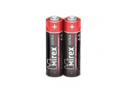 Батарея солевая Mirex R6 / AA 1,5V  2 шт (2/60/1200), цена за спайку 2 шт 23702-ER6-S2 