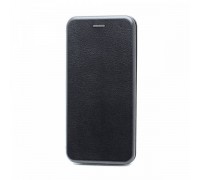 Чехол-книжка Samsung Galaxy A22 боковой (под крокодила) (черный)