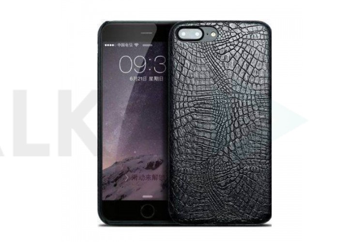 Чехол для Apple iPhone 7 эко-кожа (черный)