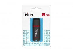 Флешка USB 2.0 Mirex KNIGHT BLACK 8GB (ecopack)