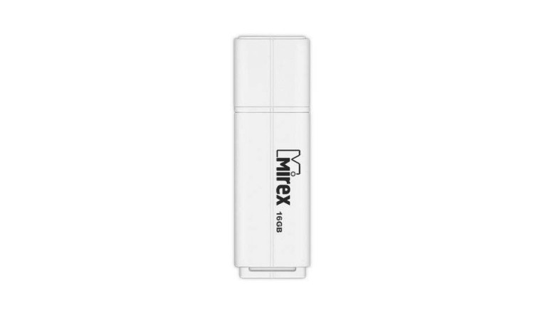 Флешка USB 2.0 Mirex LINE WHITE 16GB (ecopack) Флешка USB 2.0 Mirex LINE WHITE 16GB (ecopack)