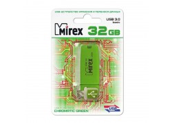 Флешка USB 3.0 Mirex CHROMATIC GREEN 32GB (ecopack)