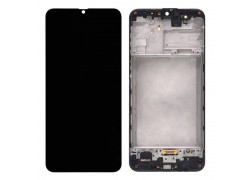 Дисплей для Samsung M315F Galaxy M31 Black в сборе с тачскрином + рамка, OLED