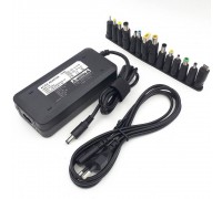 Универсальное зарядное устройство для ноутбука 120W + 14 переходников 2pin (ручной выбор напряжения)