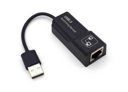 Сетевой Ethernet адаптер USB2.0 Type-A (M) --> RJ45 (F) (100Mbps)