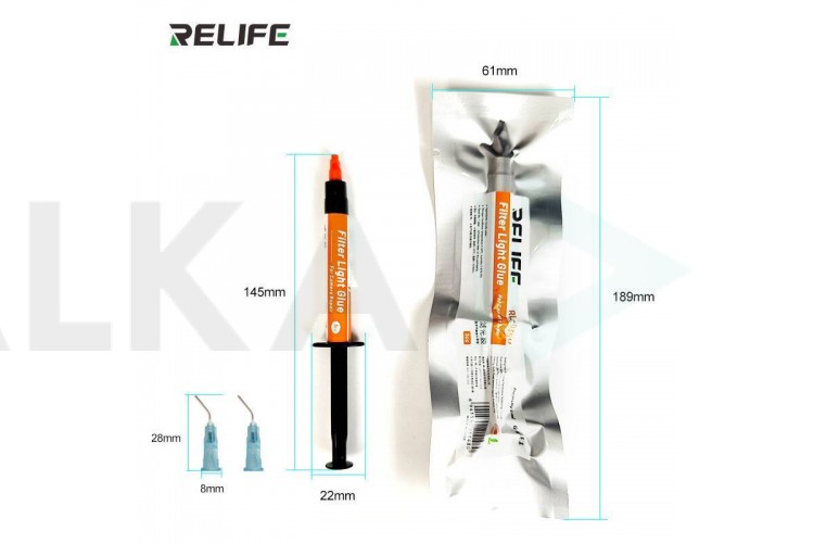 Клей ультрафиолетовый Light filter RELIFE RL-035H (3 cc) (Для ремонта камеры)