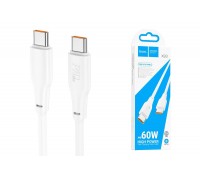 Кабель USB Type-C - USB Type-C HOCO X93 PD60W (белый) 2м