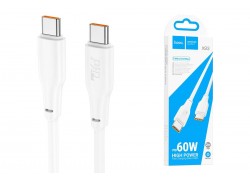 Кабель USB Type-C - USB Type-C HOCO X93 PD60W (белый) 2м