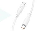 Кабель USB Type-C - USB Type-C HOCO X93 PD60W (белый) 2м