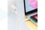 Кабель USB Type-C - USB Type-C HOCO X93 PD60W (белый) 2м