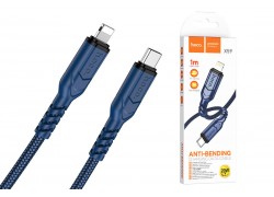Кабель USB Type-C - Lightning HOCO X59 3A PD20W (синий) 1м
