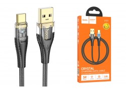 Кабель USB - USB Type-C HOCO U121 (черный) 1м 