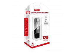 Флешка USB 2.0 XO U70 Micro to USB OTG 128GB Black