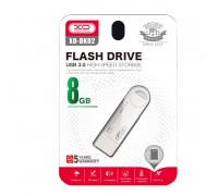 Флешка USB 3.0 XO DK02 rotating 8GB Silver