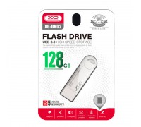 Флешка USB 3.0 XO DK02 rotating 128GB Silver