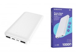 Универсальный дополнительный аккумулятор Power Bank BOROFONE BJ3 (10000 mAh) (белый)