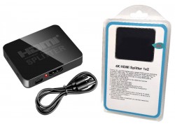 Разветвитель HDMI (мама) - 2 HDMI (мама) UltraHD 4K