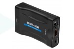 Конвертер переходник SCART (мама) - HDMI (мама) черный