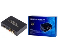 Конвертер переходник HDMI (мама) - HDMI (мама) + RCA (мама) + Toslink (мама)