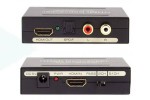 Конвертер переходник HDMI (мама) - HDMI (мама) + RCA (мама) + Toslink (мама)