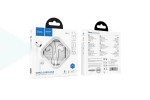 Наушники вакуумные проводные HOCO M1 Max crystal earphones (белый)