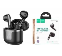 Наушники вакуумные беспроводные HOCO EQ7 Snowflake true wireless BT headset (черный)