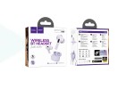 Наушники вакуумные беспроводные HOCO EQ9 Duke true wireless BT headset (фиолетовый)