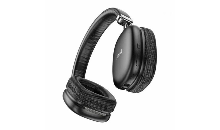 Наушники мониторные беспроводные HOCO W35 Max Joy BT headphones (черный) Наушники мониторные беспроводные HOCO W35 Max Joy BT headphones (черный)