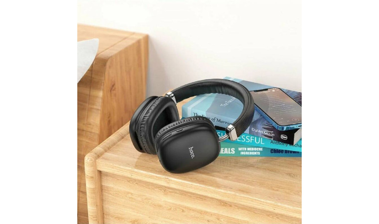 Наушники мониторные беспроводные HOCO W35 Max Joy BT headphones (черный) Наушники мониторные беспроводные HOCO W35 Max Joy BT headphones (черный)