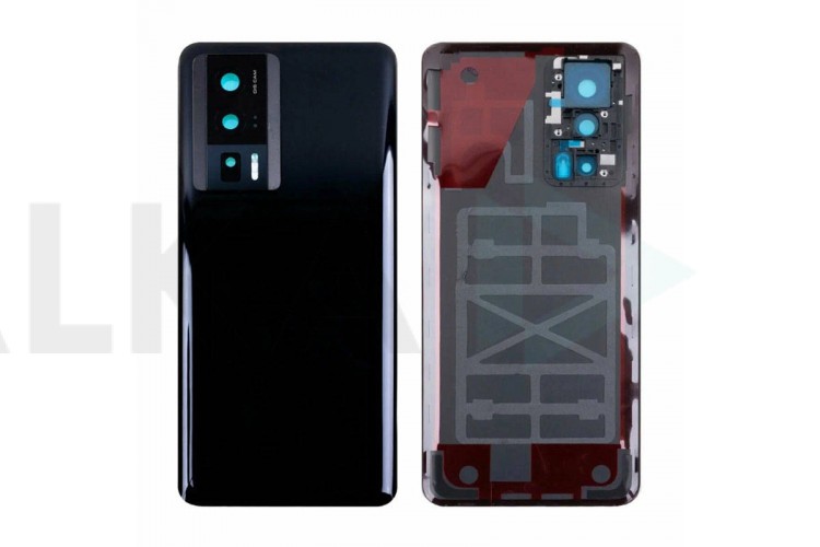 Задняя крышка для Xiaomi Poco F5 Pro (23013PC75G) (черный) Premium