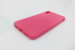 Чехол для iPhone XS Max плотный матовый (серия Colors) (темно-розовый)