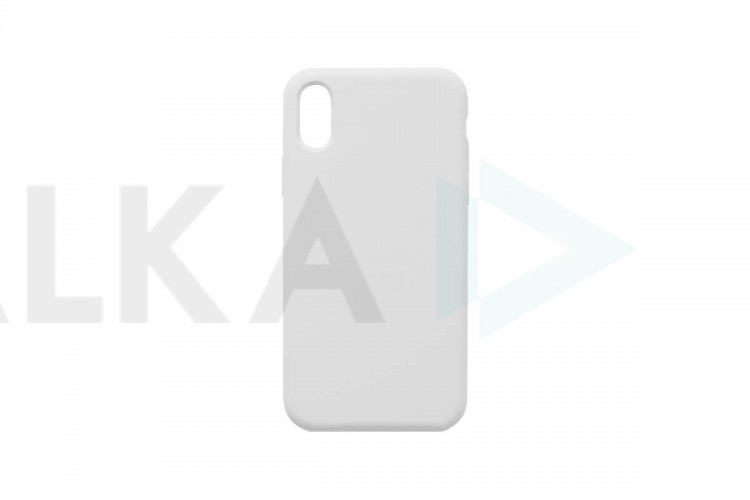 Чехол для iPhone XS Max плотный матовый (серия Colors) (белый)