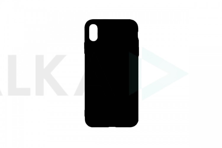 Чехол для iPhone XS Max плотный матовый (серия Colors) (черный)