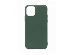 Чехол силиконовый iPhone 11 Pro (5.8) тонкий (темно-зеленый)