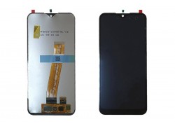 Дисплей для Samsung A015F/ M015F в сборе с тачскрином (черный) 100% (широкий коннектор)