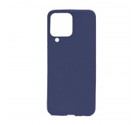 Чехол для Samsung A12 тонкий (синий)