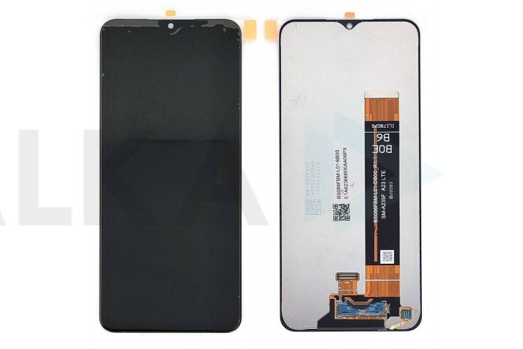 Дисплей для Samsung A235F Galaxy A23 Black в сборе с тачскрином 100%