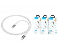 Кабель USB Type-C - USB Type-C HOCO U111 60W (серый) 1м 