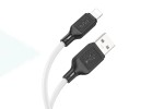 Кабель USB - Lightning HOCO X90 2,4A (белый) 1м силиконовый