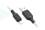 Кабель USB - Lightning HOCO X90 2,4A (белый) 1м силиконовый