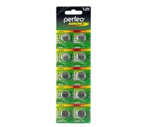 Батарейка часовая Perfeo AG13 LR44/10BL Alkaline Cell 357A (цена за блистер 10 шт)