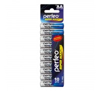 Батарейка алкалиновая Perfeo LR6 AA/10SHRINK CARD Super Alkaline спайка цена за 10 шт