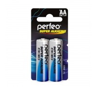 Батарейка алкалиновая Perfeo LR6 AA/2BL mini Super Alkaline спайка цена за 2 шт