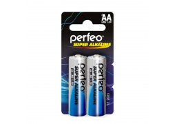 Батарейка алкалиновая Perfeo LR6 AA/2BL mini Super Alkaline спайка цена за 2 шт