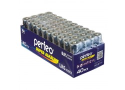 Батарейка алкалиновая Perfeo LR6 AA/40BOX Super Alkaline цена за 40 шт