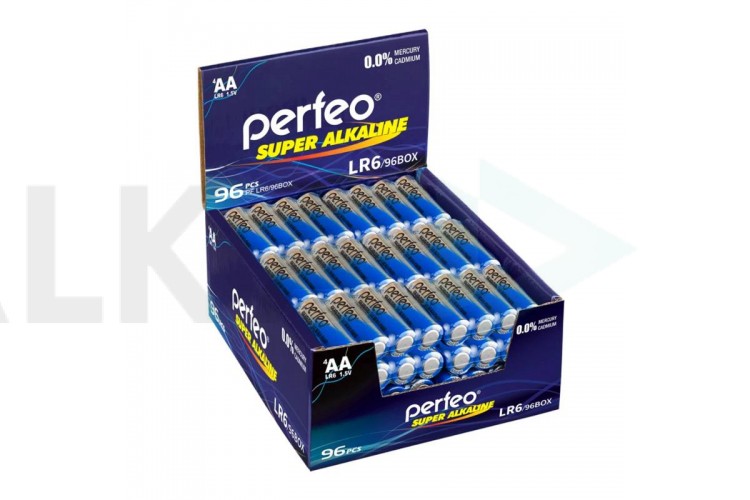 Батарейка алкалиновая Perfeo LR6 AA/96BOX Super Alkaline цена за 96 шт